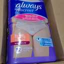 Always Discreet Adult Diapers for Women, Incontinence Underwear, Postpartum Essentials, Disposable Briefs, Max Absorbency, Bladder Leak Protection, Extra Large/XL, 64ct