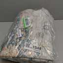 Roxstand 6x9 Rug, Stain Resistant Washable Area Rugs with Anti-Slip Backing, Vintage Rug, Large Bedroom, Living Room Rugs, Foldable Soft Rug (Green/Light Grey, 6'x9')