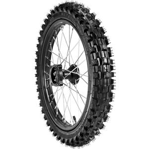 Trkimal 70/100-17 (2.75x17) 1.6x17 Front Wheel Tire and Rim Inner Tube with 12mm Bearing Assembly Motocross Off Road for Dirt Pit Bike (70/100-17(12mm inner bearing))