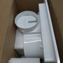 Bathroom Fan Ceiling Mount Exhaust Ventilation Fan Ceiling Exhaust Fan Extractor Fan 141 CFM 1.2 Sones,Quiet Bathroom Ventilation Exhaust Fan for Shower,Restroom,Office,Home(Flat Plate)