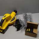 Leaf Blower Cordless with 2 Batteries and Charger, 21V Electric Leaf Blower with 2 Speed Modes, 2.0Ah Lightweight Battery Powered Blowers for Lawn Care, Patio, Blowing Leaves (Yellow)