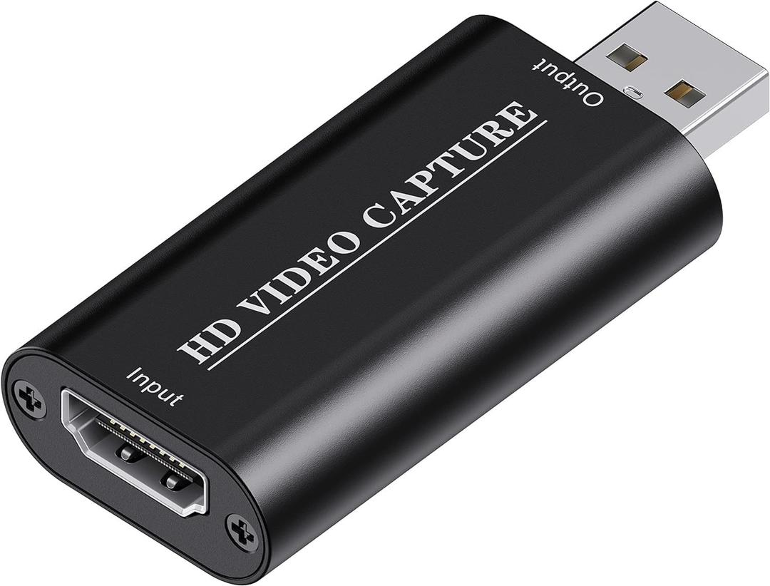 USB Audio Capture Card Grabber for Vinyl Cassette Tapes to Digital MP3 Converter, Support Mac & Windows 10/8.1/8 / 7 / Vista/XP