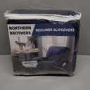 NORTHERN BROTHERS Oversized Recliner Cover, Stretch Recliner Covers That Stay in Place, Washable Lazy Boy Recliner Chair Covers, Furniture Protector Recliner Slipcovers, XL Large, Dark Blue (XL 1 Seat)