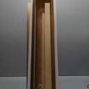 G GOOD GAIN 66'' Fireplace Mantel, 5'' Pine Wood Floating Shelf, DarkWalnut