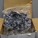 Irenare 100 Pcs 1 oz Squeeze Clear Sauce Bottles with Twist Cap Lids Empty Small Round Plastic Bottles for Oil, Liquids, Paint, Condiment Dispenser, Tattoo Ink, Hair Applicator, Crafts