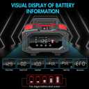 YONHAN Battery Charger 20A 12V/24V LiFePO4 Lead Acid Fully Automatic Battery Maintainer, Car Battery Trickle Charger Automotive w/Repair, Winter Mode, for AGM, STD, Gel, Deep Cycle Batteries
