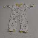 Burt's Bees Baby baby boys Play Pajamas, 100% Organic Cotton One-piece Romper Jumpsuit Zip Front Pjs and Toddler Sleepers, Billy Goat Cloud, 3 Months US