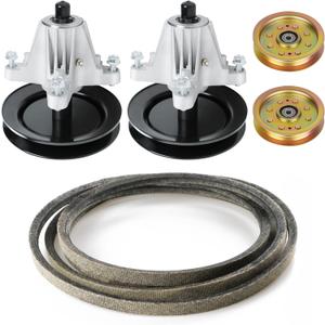 42 Inch Deck Rebuild Kit Replace for Cub Cadet/MTD/Troy-Bilt LTX1040 LTX1042 LTX1042KW LTX1042KH EZT-L42, with 2 Spindles 918-04822, 2 Idlers 756-04129B, 1 Belt 754-04060 with 96 1/2 Inch