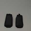 Sotfamily Sunglass Holder for Car Visor, Suede Cloth Magnetic Sunglass Organizer for Car Accessories, 2 Packs, Black