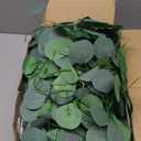 CQURE 96Pcs Eucalyptus Garland,Artificial Eucalyptus Leaves Table Greenery Garland Wreath Vines for Wedding Party Table Fireplace Wall Room Decor