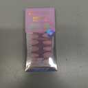 BTArtbox Press On Nails Short - Pink Ombre Almond Press On Nails with Glue for Women, Opaque Soft Gel Glue On Nails in 16 Sizes - 32 Stick On Nails Kit, Love Letter