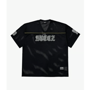 ATEEZ - IN YOUR FANTASY 2025 WORLD TOUR FOOTBALL JERSEY SAN size XL + Card with San