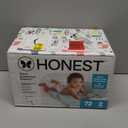 The Honest Company Comfort Dry Disposable Diapers for Sensitive Skin, Hypoallergenic, FragranceFree, MultiColored Giraffes + Barnyard Babies, Club Box, Size 2 (12-18 lbs), 72 Count