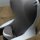 Reading Pillow for Sitting in Bed,22" H Back Support Pillow for Sitting up,Back Rest & Lumbar Support Pillows with Arms, Bed Rest Chair Cushion,Chaise Lounges Reclining,Gaming,Work,Resting(Grey&Blue)