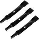 ZALANA GY20852 Lawn Mower High-Lift Blade 48 inch Cut Deck Replace GX21784 GX21785 AM141035 AM137757 for John Deere 145 155C D140 D150 D160 LA130 LA140 LA145 LA155 LA165 X165 (3 Pack)