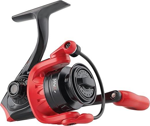 Abu Garcia Max Pro Spinning Reel, Size 5, Right/ Left Handle Position, Felt Front Drag for Smooth Operation, Saltwater or Freshwater Fishing Reel, Graphite Frame Grey