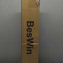 BesWin Office Chair Mat for Carpet, 48" x 30" Computer Desk Chair Mat for Low Carpeted Floors, Thick and Sturdy Carpet Protector for Rolling Chairs, Easy Glide Floor Mat for Home, Gaming (Black)