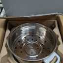 Aroma Housewares 6-Cup (Cooked yield ) / 1.2Qt. Select Stainless Pot-Style Rice Cooker, & Food Steamer, One-Touch Operation, White