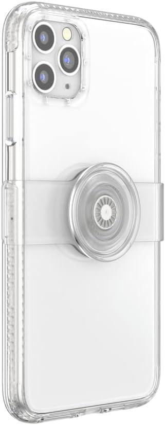 PopSockets: iPhone 11 Pro Case, iPhone X Case, and iPhone Xs Case with Phone Grip and Slide, Phone Case for iPhone 11/ X/XS - Clear