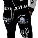 Riskrole Mens Hoodie Tracksuit Set 2 Pieces Casual Athletic Warm Sweatsuits Zip up Outfits, S