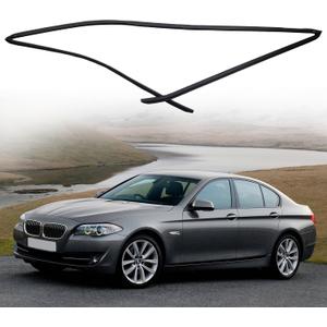 51317027916 Rear Windshield Upper Moulding Seal Rubber, Compatible with BMW 5 Series E60 525i 528i 530i 535i 545i 550i M5 Rear Windshield Trim Molding