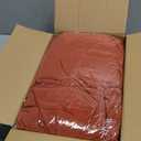 HolidayIdeas 2 Pack Spandex Table Skirts for 6ft Rectangle Tables, Stretch Ruffle Cover for Boho Wedding, Rustic Garden Party, Outdoor Glamping Decor, Rust