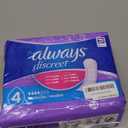 Always Discreet Adult Incontinence Pads for Women, Drier, 4 Drop Regular Length, Moderate Absorbency, Pads for Bladder Control Management, Bladder Leaks, & Postpartum Pads, 108ct