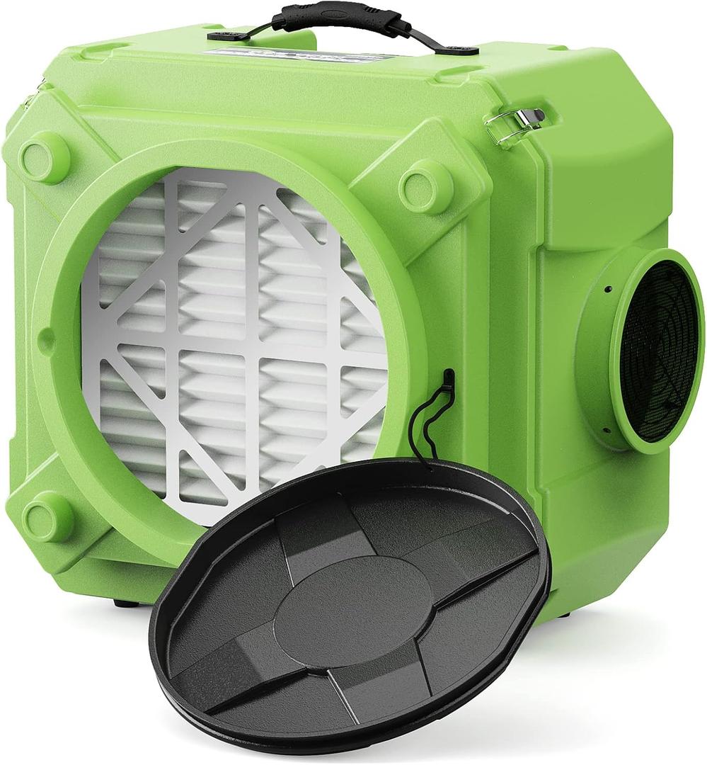 ALORAIR HEPA Air Scrubber with 3 Stage Filtration, Water Damage Restoration