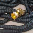 75 ft Garden Hose - 2026 New Upgraded Flexible Water Hose - Ultra Lightweight Kink-free Car Washing Pipe with 10 Function Sprayer and 3/4" Solid Brass Fittings - Durable,Leak proof Garden Hoses