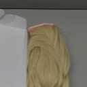 REECHO Drawstring Ponytail Extension Long Wavy Layered Pony Tails Hair Extensions 22inch Natural Fake Ponytail Clip in Synthetic Hairpiece for Women, Blonde
