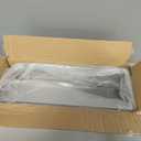 SCAVATA 2 Pack Soda Can Organizer for Refrigerator, Stackable Canned Food Pop Cans Container Can Holder Dispenser with Lid for Fridge Rack Freezer, Clear Storage BinsHolds 12 Cans Each (Clear)