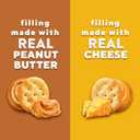 RITZ Peanut Butter and Cheese Sandwich Crackers Variety Pack, Lunch Snacks, 32 Snack Packs (6 Crackers Per Pack) (EXP 01/24/26)