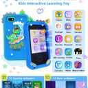 Phone for Kids, Kids Smart Phone for 3-8 Boys Toy, Pretend Play Toddler Phone with Camera & Games, Touchscreen Learning Educational Toy, Christmas Birthday Gift for 3 4 5 6 7 8 Year Old Boys (Blue)
