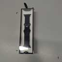 2 x Patenting Sport Silicone Band Compatible with Apple Watch Bands 40mm 38mm 41mm 42mm 44mm 45mm 46mm 49mm Women Men, Waterproof Soft Wrist Strap for iWatch Series 11 10 9 8 7 6 5 4 3 2 1 SE Ultra 2 3 (Black)