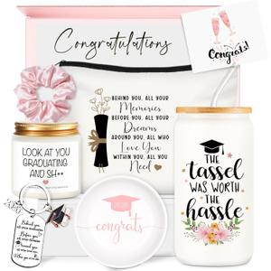 2026 Graduation Gifts for Women Her, The Tassel Was Worth The Hassle, High School College Master Degree Grad Gifts Class of 2026 Graduation Gift Set for Daughter, Sister, Friend