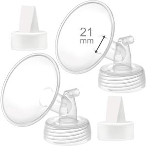 Maymom 21mm Flange and Duckbill Valve Compatible with Spectra S1 S2 9 Plus Replacment Pump Parts Not Original Spectra Flange Duckbill Valve