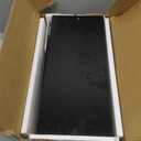 QEEIG Floating Shelves for Wall Bathroom Shelf Bedroom Kitchen Living Room Hanging Book Shelves Small Farmhouse Decor 16 inch Set of 3, Black (015-B3)