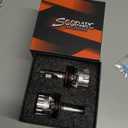 SEALIGHT 9012/Hir2 Bulbs 66000 LM Ultra-Bright 6500K White, S6 9012 Light Bulbs, Real 1:1 Size for Vehicle, Hir2 Fog Lights 80,000hrs+ Lifespan, CANbus-Ready Plug and Play, IP68, Pack of 2