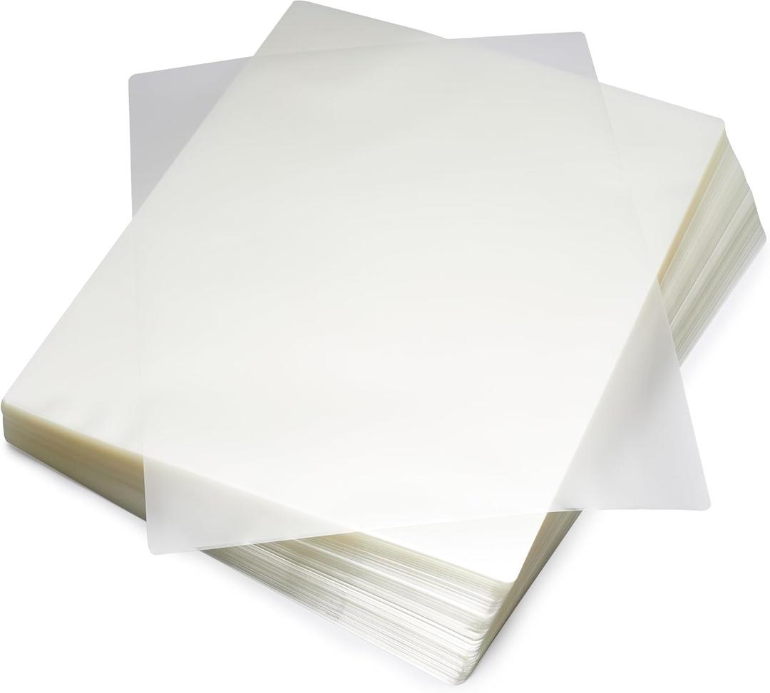 Amazon Basics Clear Thermal Laminating Sheets for Documents and Photos, 9 x 11.5-Inch, 2.8 mil, 200-Pack