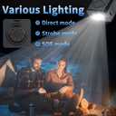 Electric Air Duster with LCD Screen & Flashlight, 180000RPM Compressed Air Duster Turbo Fan(10000mAh), High-Speed Electric Air Blower Duster with 4 Gear Wind, Jet Fan with Assist Lighting -Black