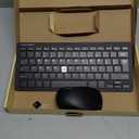 TECKNET Wireless Keyboard and Mouse Combo, Mini Cordless Computer Keyboard and Mouse Set 2.4GHz, Silent Adjustable 1600 DPI, Quiet Click, LagFree for Computer, Laptop, PC, Windows, Mac, Chrome OS