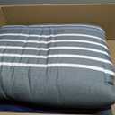 Nautica - Twin/Twin XL Comforter Set, Soft Brushed Bedding with a Relaxed Feel for Year-Round Use, 2 Piece Bed Set with Matching Pillowcase (Heathered Block Grey)