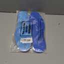 Sintege 3 Pairs Breathable Shoe Insoles Inserts Soft Cushioning Double-Layer Latex Foam Perforated Replacement Insoles for Men 7-11 Woman 2-8(Blue,Green,Red)