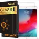 Ailun 2Pack Screen Protector for iPad Pro 10.5 2017 iPad Air 3 2019 10.5 Inch Tempered Glass 9H Hardness Apple Pencil Compatible Ultra Clear Anti Scratch Case Friendly