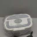 Heated Lunch Box for Men&Women - 80W Electric Lunch Box for Adults with Dual 1.5L 304 Stainless Steel Containers Fast Heating Portable Food Warmer for Car&Truck Travel lonchera electrica