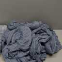 12 Pack Boho Gauze Table Runner 35x72 Inch - Rustic Cheese Cloth Long Table Runner for Wedding, Bridal Shower, Birthday Party Decor (Dusty Blue)