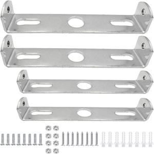 4 Packs Ceiling Light Mounting Bracket 3.54"-3.94" Light Fixture Mounting Bracket with Screws for Chandelier