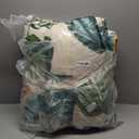 Waterproof & UV-Resistant Rocking Chair Cushion-49 x21 All-Weather Tufted High Back Pads with Non-Skid Back & Ties for Indoor/ Outdoor Patio Furniture, Lounge Chairs (Hawaii)