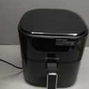 Chefman Air Fryer 6 QT Compact Airfryer for Quick & Easy Meals, Features Hi-Fry Technology for Extra Crisp, Easy-View Window, Touch Controls with 4 Presets, Nonstick & Dishwasher Safe Basket - Black, 6 Quart - Window