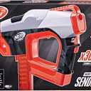 Nerf Pro Sender Half-Length Semi Automatic Dart Blaster, 150 FPS, 30 Nerf Pro Half-Length Darts, 15-Dart Magazine, Eyewear, Gifts for Teens, 14+